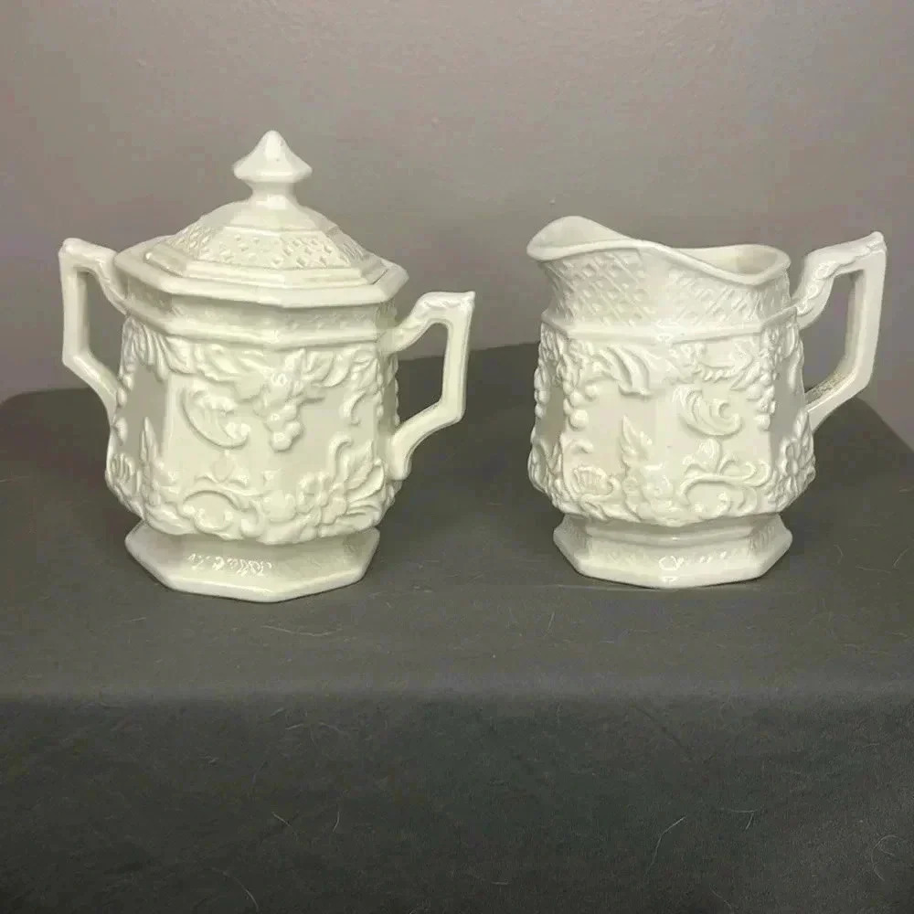 Vintage Lefton Sugar And Creamer Set